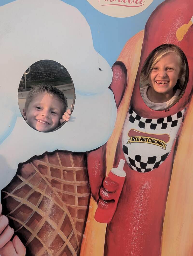 Eve and noah boardwalk food sign